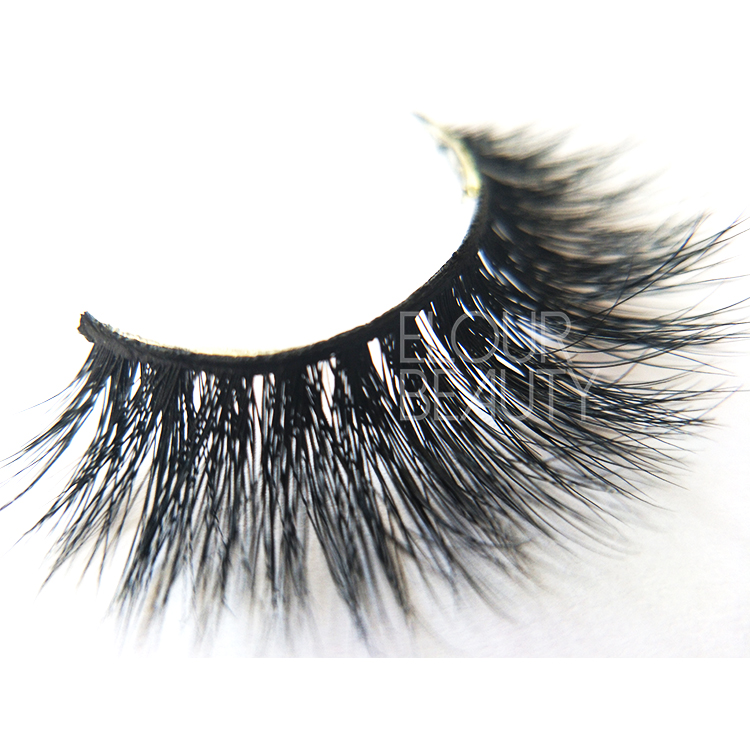 Best 3D volume mink fake eyelashes factory China ED73